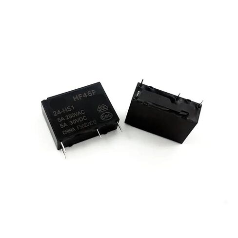 5pcs 4pin HF46F-005-HS1 HF46F-012-HS1 HF46F-024-HS1 HF46F-5-12 -24-HS1 5A250VAC Relays (HF46F-005-HS1) in Saudi Arabia