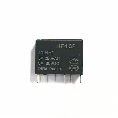 5pcs 4pin HF46F-005-HS1 HF46F-012-HS1 HF46F-024-HS1 HF46F-5-12 -24-HS1 5A250VAC Relays (HF46F-005-HS1) in Saudi Arabia