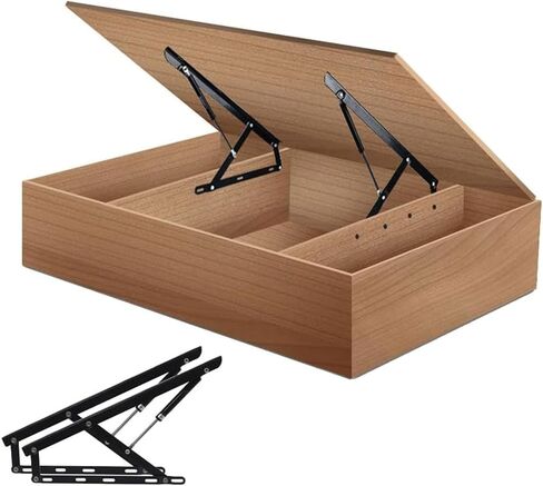 آلية رفع سرير التخزين الهوائية 2 حزمة آلية لرفع السرير الهوائية لصناديق السرير الثقيلة غازات الأثاث المفصلية المفصلية الربيع المفصلية رفع المفصلات الربيع in Kuwait