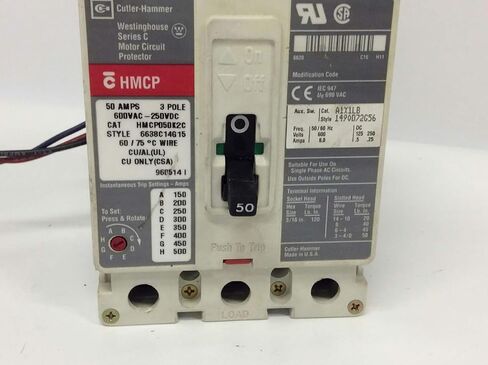 Cutler Hammer HMCP050K2C Circuit Breaker in Saudi Arabia