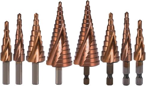 M35 Cone Hex Triangle Shank Metal Drill Bits 1Pcs(Color:4-32mm(15 Steps)-1) in Saudi Arabia