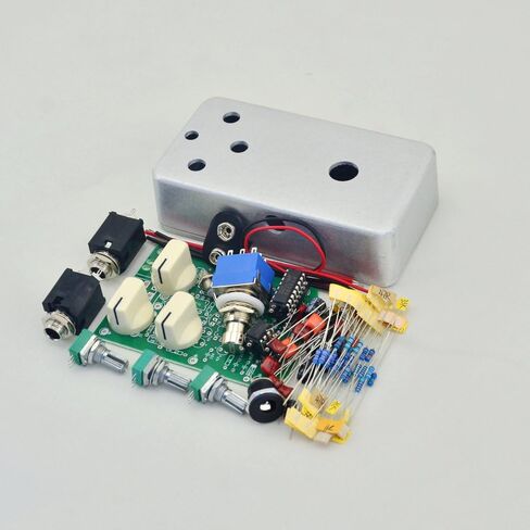 Delay-1 DIY Guitar Pedal Kit With 1590B Aluminum Metal Stomp Box Case Enclosure in Saudi Arabia