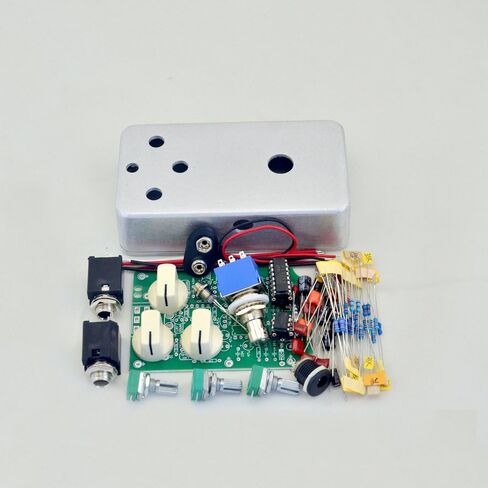 Delay-1 DIY Guitar Pedal Kit With 1590B Aluminum Metal Stomp Box Case Enclosure in Saudi Arabia