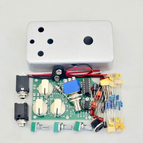 Delay-1 DIY Guitar Pedal Kit With 1590B Aluminum Metal Stomp Box Case Enclosure in Saudi Arabia