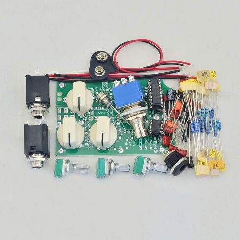 Delay-1 DIY Guitar Pedal Kit With 1590B Aluminum Metal Stomp Box Case Enclosure in Saudi Arabia