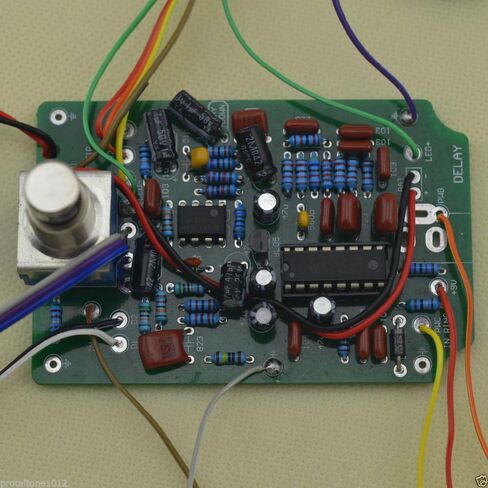 Delay-1 DIY Guitar Pedal Kit With 1590B Aluminum Metal Stomp Box Case Enclosure in Saudi Arabia
