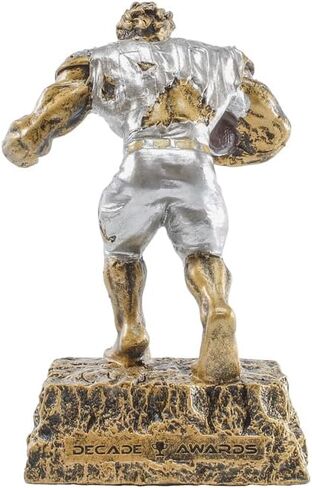 Decade Awards Monster Football Trophy - 6.75 or 9 Inch Tall - Engraved Triumphant Gridiron Beast Award - Celebrate Fantasy Football Domination - Customize Now in Kuwait