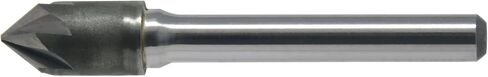 Cleveland C46370 11006 Imperial Split Point Countersink, 1/4 in Dia Body, 1/4 in Dia Shank, 6 Flutes, 60 deg Included, Carbide (Each) in Saudi Arabia