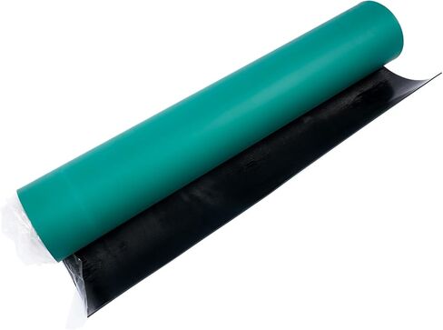 23.6" x 118" ESD Anti-Static Mat Roll 0.08" Thick ESD Soldering Mat Large High Temperature Workbench Mat Anti Static Desktop Mat Green in Saudi Arabia