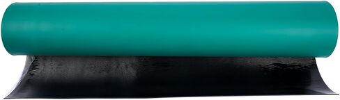23.6" x 118" ESD Anti-Static Mat Roll 0.08" Thick ESD Soldering Mat Large High Temperature Workbench Mat Anti Static Desktop Mat Green in Saudi Arabia