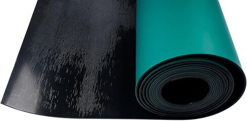 23.6" x 118" ESD Anti-Static Mat Roll 0.08" Thick ESD Soldering Mat Large High Temperature Workbench Mat Anti Static Desktop Mat Green in Saudi Arabia