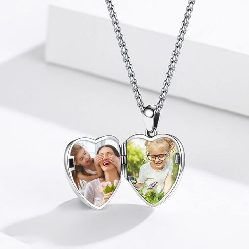 Irish Jewelry for Men Women Girls Locket Necklace Photo Lockets that Hold Picture Personalized Father's Day Gift Dad Custom Celtic Locket Sterling Silver Good Luck Irish Viking Wiccan Jewelry Gifts in Saudi Arabia