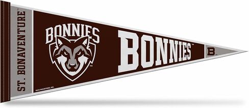 Rico Industries NCAA St. Bonaventure Bonnies 12" x 30" Felt Wall Décor Pennant - Great for Home/Bed Room/Man Cave Décor in Saudi Arabia
