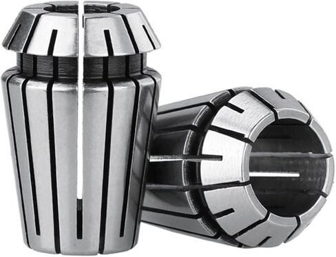 Spring Collet Precision Collet Chuck Set ER8 ER16 ER20 ER25 ER32 ER32 ER40 لمخرطة طحن آلة النقش 1 (الحجم: 19pcs ER32) in Kuwait