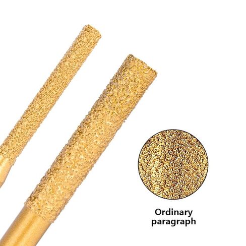 قاطع طحن شانك مستقيمة بلازتي الماس لبلاغات الماس لآلة تشذيب البلاط الخزفية الحجرية الكوارتز 1pcs (الحجم: 7x6.35x35x65 ord) in Kuwait