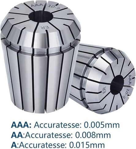 مستوى الربيع كوليت تشاك مجموعة ER11 ER16 ER20 ER25 ER32 ER40 Spring Chuck لطحن مخرطة 1SET (الحجم: 15pcs ER25) in Kuwait