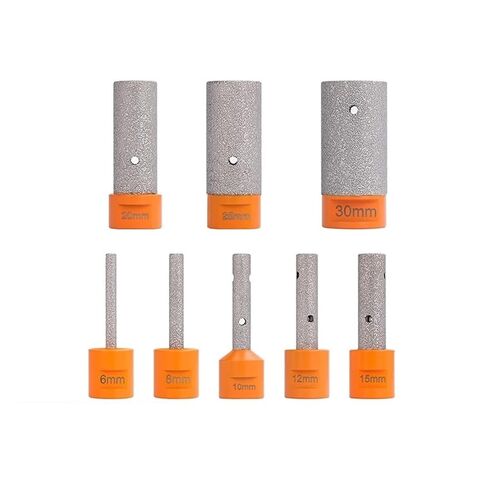بتة إصبع الماس بتة طحن بتنسيق ثقب الطحن DIA 6-30 مم مع خيط 5/8-11 لـ Tile Stone Confertop 1PCS (اللون: 50 × 30 × 65 × 15) in Kuwait