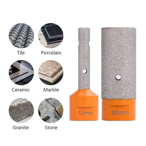 بتة إصبع الماس بتة طحن بتنسيق ثقب الطحن DIA 6-30 مم مع خيط 5/8-11 لـ Tile Stone Confertop 1PCS (اللون: 50 × 30 × 65 × 15) in Kuwait