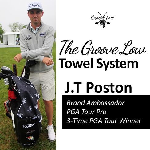 Golf Towel with Magnet, Metal Clip and Brush - Large, Microfiber Magnetic Towel for Golf Bags, Brush to Keep Your Golfing Gear - Clean Folds of Honor in Saudi Arabia