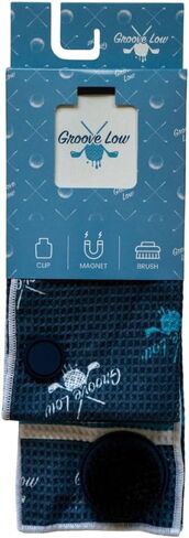 Golf Towel with Magnet, Metal Clip and Brush - Large, Microfiber Magnetic Towel for Golf Bags, Brush to Keep Your Golfing Gear - Clean Folds of Honor in Saudi Arabia