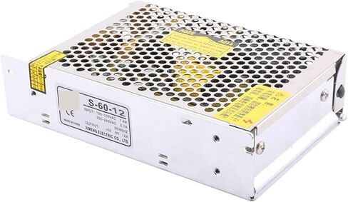 1PC S-60-12 100-240VAC إلى 12V 5A 60W STANTING REVILER (15V_60W) in Saudi Arabia