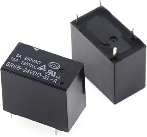 5Pcs 4PIN Power Relays SRSB-05VDC-SL-A SRSB-12VDC-SL-A SRSB-24VDC-SL-A 5V 12V 24V 5A(12V) in Saudi Arabia