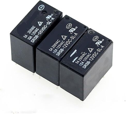 5Pcs 4PIN Power Relays SRSB-05VDC-SL-A SRSB-12VDC-SL-A SRSB-24VDC-SL-A 5V 12V 24V 5A(12V) in Saudi Arabia