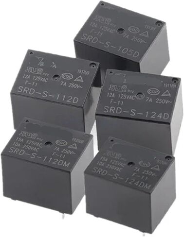 5PCS RELAY SRD-S-105D 5VDC SRD-S-112D 12VDC SRD-S-124D 24VDC 12A 5PINS DC5V DC12V DC24V 5V 12V 24V (24V) in Saudi Arabia