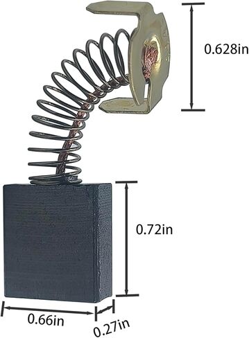 4 حزمة 614367-00 استبدال فرشاة الكربون متوافق مع Dewalt DW713 ， DW715 ， DW716 ， D24000 5140024-30 0502025007 999044 in Kuwait
