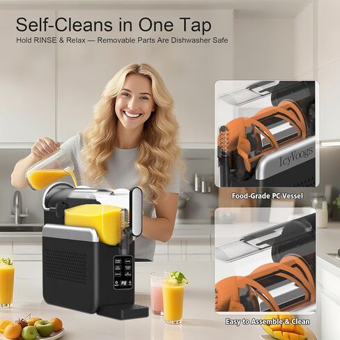 Machine Slushie No ICE مطلوب: 88 أوقية صانع مشروب وآيس كريم المجمد ، 15-30 دقيقة تبريد سريع ، 9 مستويات البرد و 5 مسبقات ممنفة واحدة ، النسيان الذات in Kuwait