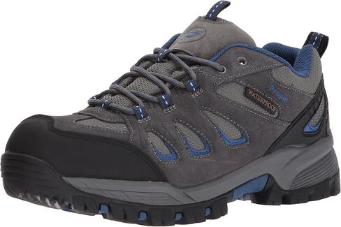 Propet Ridge Walker - Men's Orthopedic Waterproof Hi Gunsmoke/Orange - 15 Wide in Saudi Arabia
