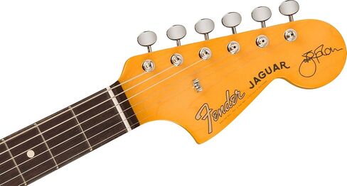 Fender Johnny Marr Jaguar - Olympic White Bundle with Tweed Case, Cable, Strap, and Guitar Cleaning Kit in Saudi Arabia