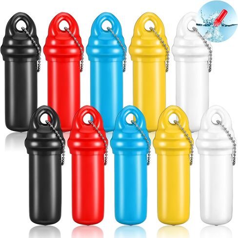 10 PC Floating Keychain for Boat Accessories Holder Colorful Safety for Fishing Boating Sailing in Saudi Arabia