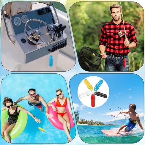 10 PC Floating Keychain for Boat Accessories Holder Colorful Safety for Fishing Boating Sailing in Saudi Arabia