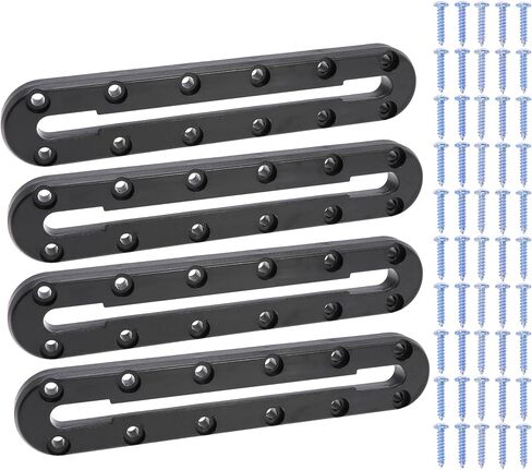 9.2 Inch Kayak Rail Kayak Mount Track Accessories for Fish Finder,Cup Holder, Anchor Cleats Kayak Gear Track for Fishing Rod Holder Kayak Gear Track to Mount Kayak Paddle Holder in Kuwait