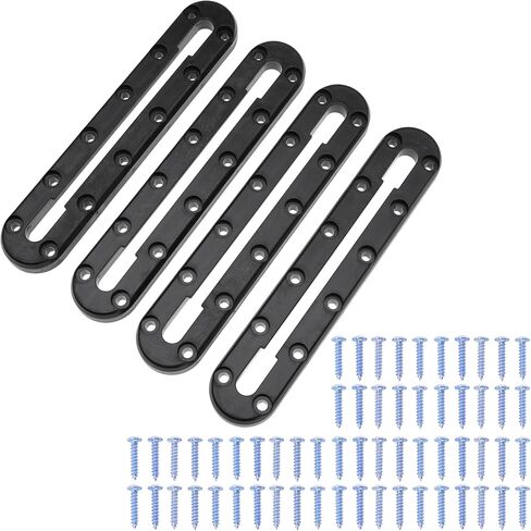 9.2 Inch Kayak Rail Kayak Mount Track Accessories for Fish Finder,Cup Holder, Anchor Cleats Kayak Gear Track for Fishing Rod Holder Kayak Gear Track to Mount Kayak Paddle Holder in Kuwait
