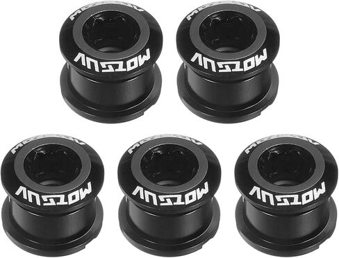 HARFINGTON Single Chain Ring Bolts Aluminum Alloy Bicycle Crankset Nuts Chainwheel Screw for Road Bike Mountain Bike in Saudi Arabia