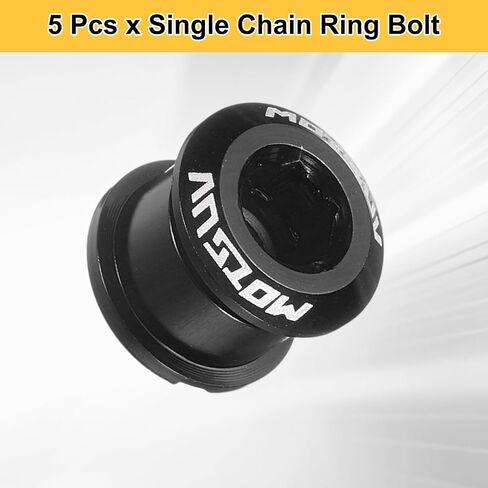 HARFINGTON Single Chain Ring Bolts Aluminum Alloy Bicycle Crankset Nuts Chainwheel Screw for Road Bike Mountain Bike in Saudi Arabia