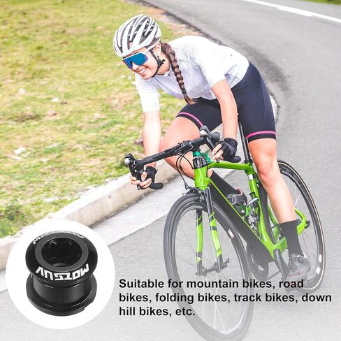 HARFINGTON Single Chain Ring Bolts Aluminum Alloy Bicycle Crankset Nuts Chainwheel Screw for Road Bike Mountain Bike in Saudi Arabia