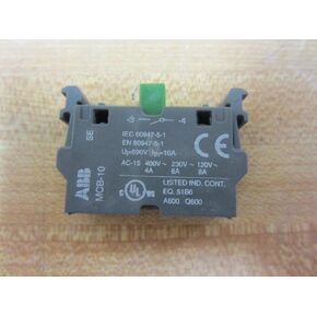 ABB MCB-10 Contact BLK 1-NO (رسميًا SK-616-001-A) in Kuwait