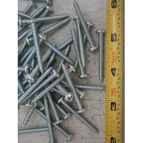 New Pack of Sheet Metal Screws #8 x 1-1/2" Long Phillips Pan Head Steel Lot of 100#5349 Multi-Purpose Comprehensive Hardware Fastener Assortment Kit WnyNEH06610 in Saudi Arabia
