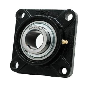 MAPLE ACE UCF207 Square Flange Bearing 35mm Bore, 4-Bolt Self-Aligning, Solid Base, R3 Triple Lip Seal, Heavy Duty in Kuwait