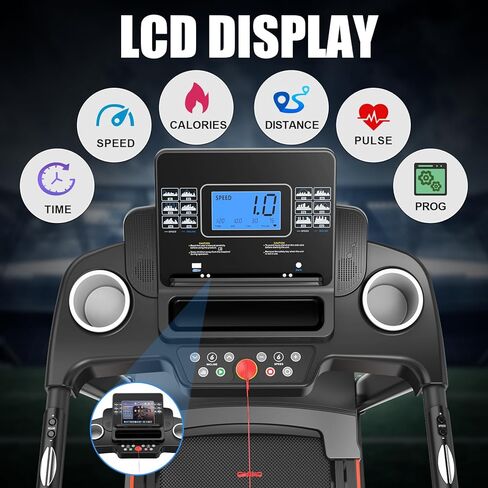 سعة 15 ٪ من طحوط المطحنة ذات الميل 400 رطل ، 3.5 حصان من المطحنة الشاقة للمنزل ، حلقة مفرغة قابلة للطي ، حزام عريض للطي ، 0.5-8.5 ميلاً في الساعة ، بلوتوث ، التطبيق in Kuwait