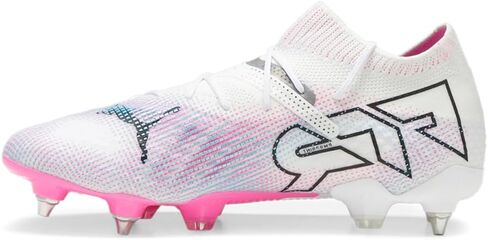 PUMA - Mens Future 7 أحذية MXSG Ultimate ، اللون الأبيض/الأسود/السمك الوردي ، الحجم: 7.5 M US in Saudi Arabia