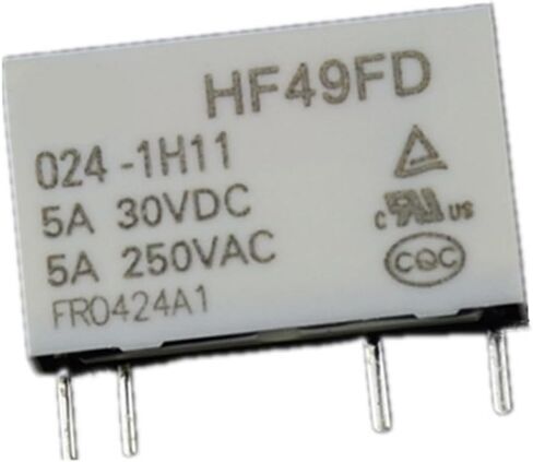 5pcs Relay HF49FD HF49FD-005-1H11 HF49FD-012-1H11 HF49FD-024-1H11 5V 12V 24V (5V) in Kuwait