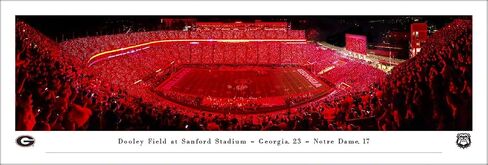 Georgia Football ، Light Up Sanford - Panoramic Posters and Photages by Blakeway Panoramas in Kuwait