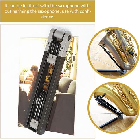 Toyandona Metal Saxophone Stand ALTO ALTO Saxophone حامل SAX Rack Home حامل in Kuwait