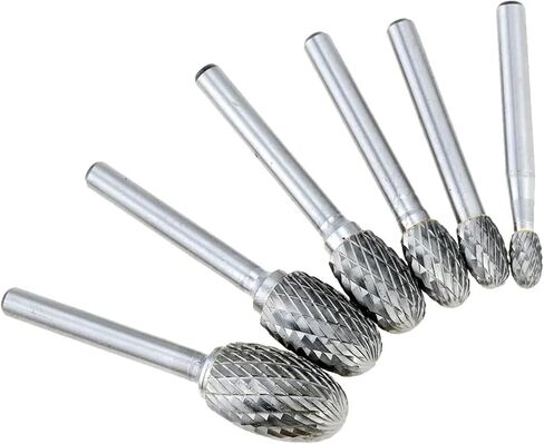 E-Type Alloy Rotary File Elliptical Double Thread Tungsten Steel Grinding Head Milling Cutter 1Pcs(E1625M06) in Saudi Arabia