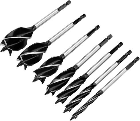Black Four Blade Support Drill 6.35mm Hex Handle 8-35mm Four Slot Electric Wrench 1Pcs(20mm) in Saudi Arabia