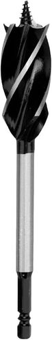 Black Four Blade Support Drill 6.35mm Hex Handle 8-35mm Four Slot Electric Wrench 1Pcs(20mm) in Saudi Arabia